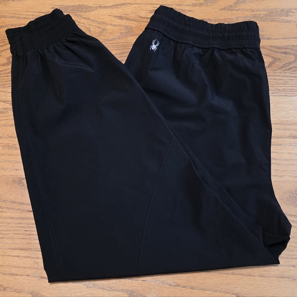 Spyder Women Active Lightweight Pull-On Pocket Stretch Joggers Pants Black XL - Picture 7 of 16